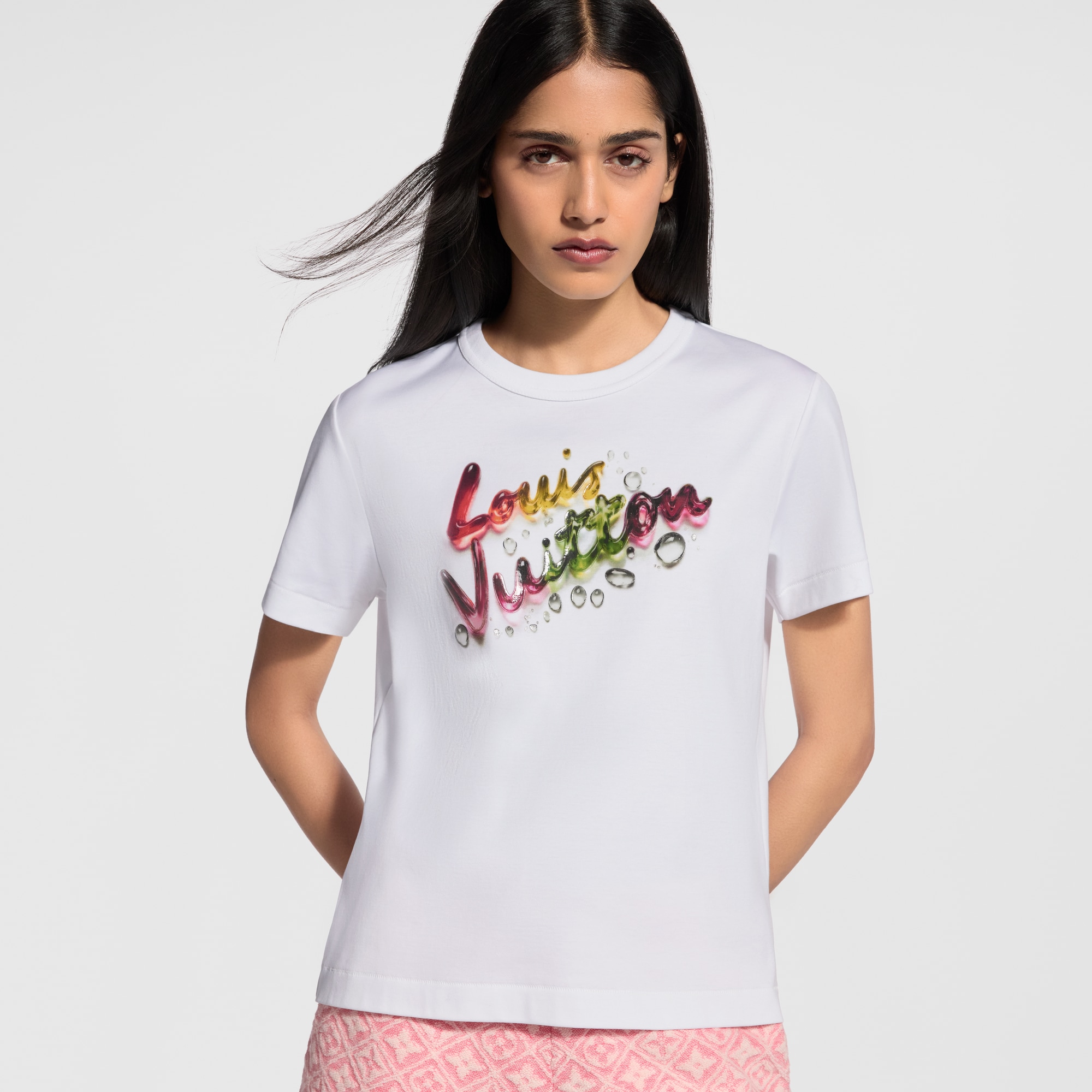 LOUIS VUITTON グラフィティTシャツ size S レディース Candy Signature T-shirt - Ready-to-Wear | LOUIS VUITTON